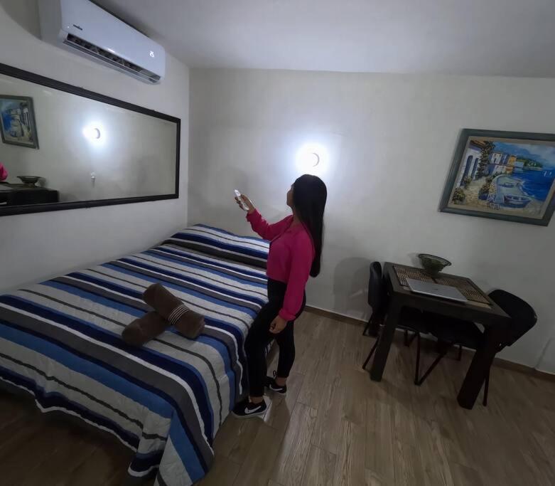 시우다드 발레스 Departamento Privado7, 2 Camas Matri, Parking, Cocina Equipada, Wifi 65 Mb, 2 Climas,Centrico,Tv Smart 아파트 외부 사진